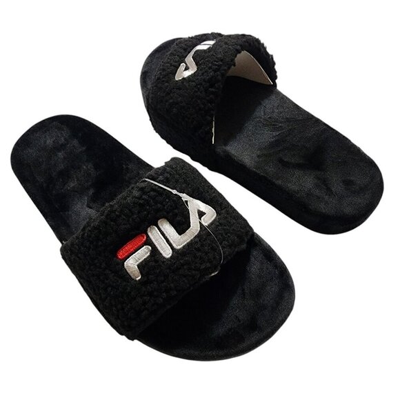 Fila Fuzzy‎ Slide Black - Picture 1 of 7